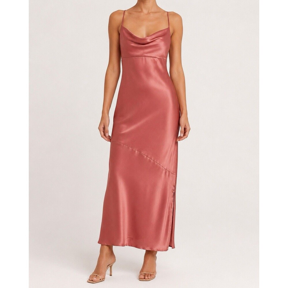 Lulus Love Yourr Life in Satin Cocktail Dress NWT  Size 4,  S, The Pretty Lavish